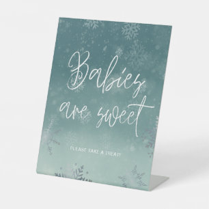 Expositor En L Snowflakes Baby Shower Babies Sweet