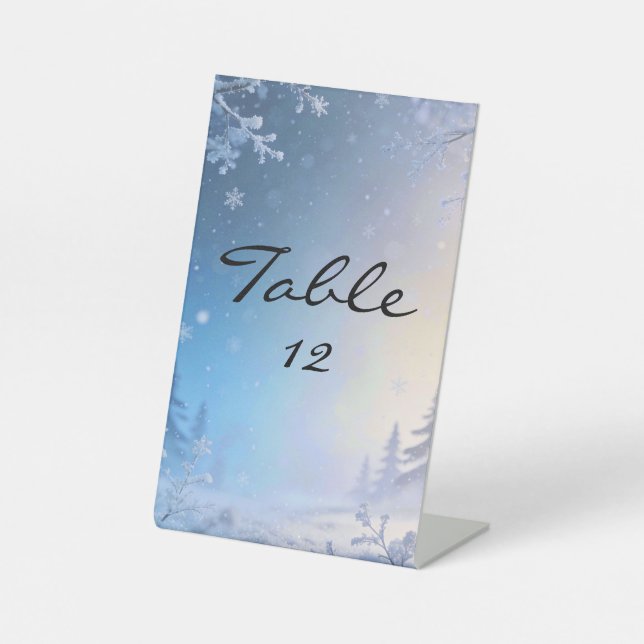 Expositor En L Soft Winter Daydream Tabletop Sign (Anverso)