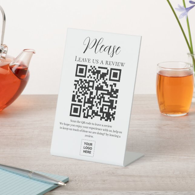 Expositor En L Solicite al cliente que revise el código QR (In Situ)