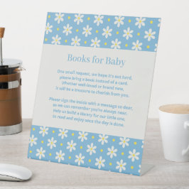 Expositor En L Solicitud de libro para baby shower de Daisy
