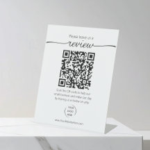Solicitud de reseña de código QR para pequeñas emp