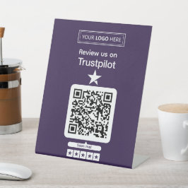 Expositor En L Solicitud de Reseña de Trustpilot con Código QR Es
