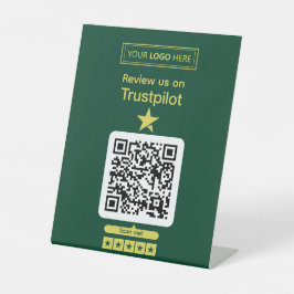 Expositor En L Solicitud de Reseña de Trustpilot con Código QR Es