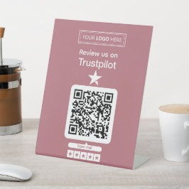 Expositor En L Solicitud de Reseña de Trustpilot con Código QR Es