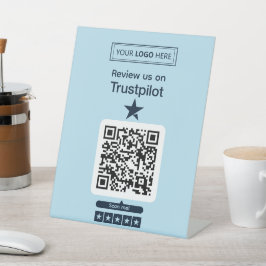 Expositor En L Solicitud de Reseña de Trustpilot con Código QR Es