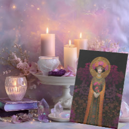 Expositor En L Sophia Divine Goddess of Wisdom Mosaic Portrait