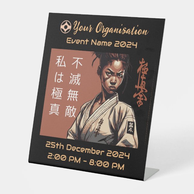 Expositor En L Soy Kyokushin, inquebrantable, imparable (Anverso)
