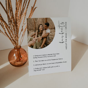 Expositor En L STELLA Fun Facts About the Bride and Groom Card