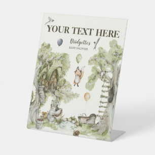 Expositor En L Su Bearly de texto espera Baby Shower