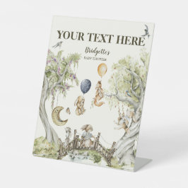 Expositor En L Su Bearly de texto espera Baby Shower