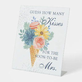 Expositor En L Suculento Floral Macaron Bridal Shower Fiesta Jueg