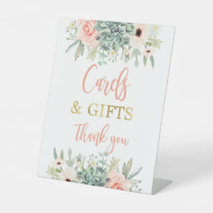 Expositor En L Suculentos de cartas y regalos