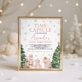 Expositor En L Sugar Plum Nutcracker Time Capsule Sign
