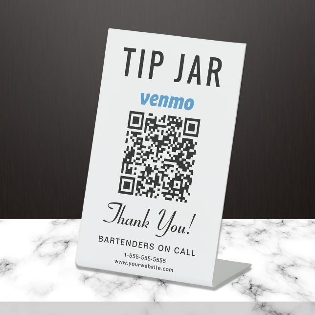 Expositor En L Sugerencia Código QR de Jar Venmo (Subido por el creador)