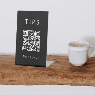Expositor En L Sugerencia Jar Código QR Rótulos Pedestales