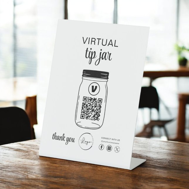Expositor En L Sugerencia virtual Jar QR Code Logo Blanco (Subido por el creador)