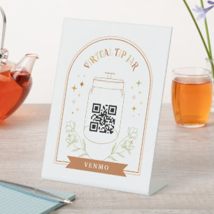 Expositor En L Sugerencia virtual Jar Scan QR Código Aplicación d