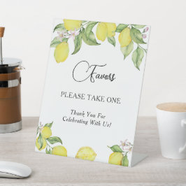 Expositor En L Summer lemons Wedding Favors