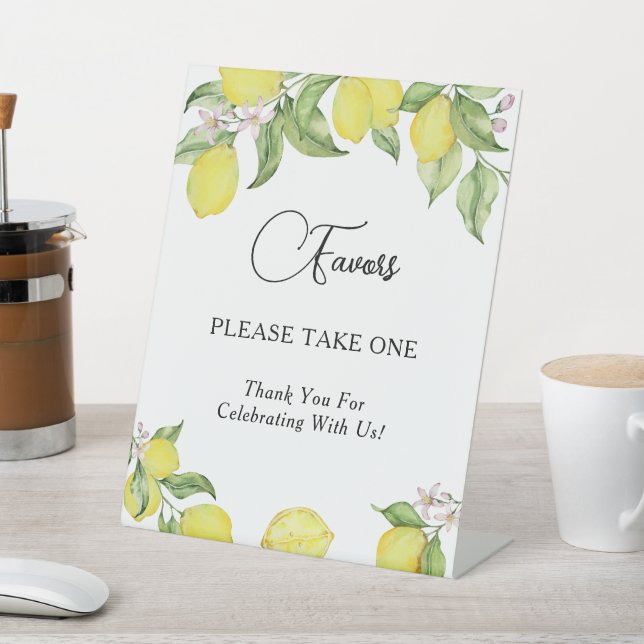 Expositor En L Summer lemons Wedding Favors (In Situ)