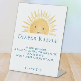 Expositor En L Sun Baby Shower Diaper Raffle