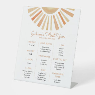 Expositor En L Sun Sunshine Primer Poster de Nacimiento