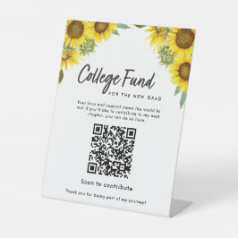 Expositor En L Sunflower Graduation College Fund QR Code