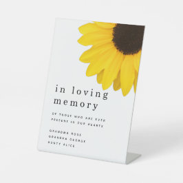 Expositor En L Sunflower In Love Memory Boda