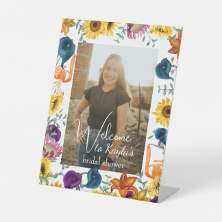 Expositor En L Sunflowers, Calla Lilies, Tiger Lily Bridal Shower