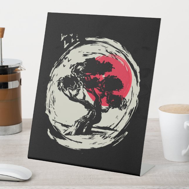 Expositor En L Sunset japonés de arte Bonsai (In Situ)