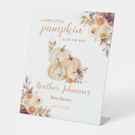 Expositor En L Sweet Little Pumpkin Autumn Baby Shower
