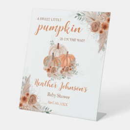Expositor En L Sweet Little Pumpkin Autumn Baby Shower