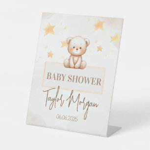 Expositor En L Sweet Teddy Bear Baby Shower