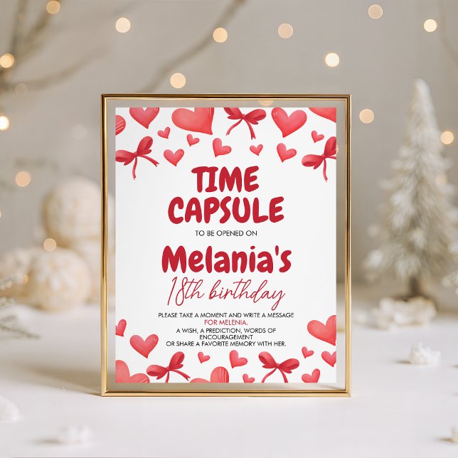 Expositor En L Sweetheart Birthday Time Capsule Card (Subido por el creador)
