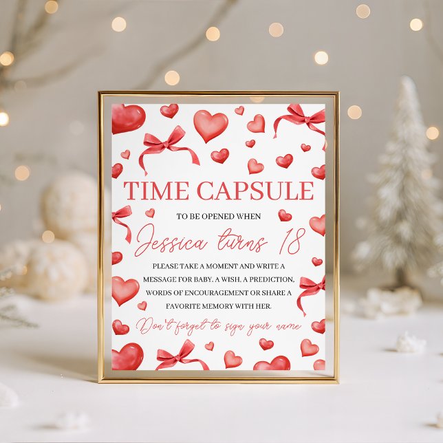 Expositor En L Sweetheart Time Capsule Sign (Subido por el creador)