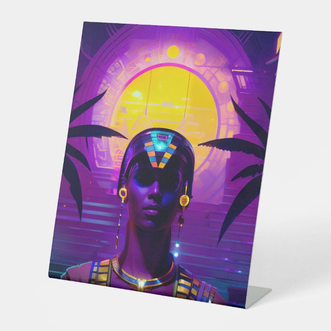 Expositor En L Synthwave Pharaoh (Anverso)