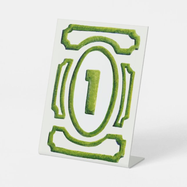 Expositor En L Tabla de borde de jardín de agua 1 (Anverso)