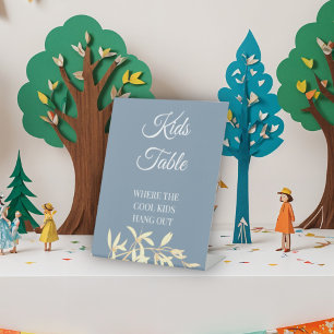 Expositor En L Tabla de niños Bodas de sinfonía floral sin tiempo