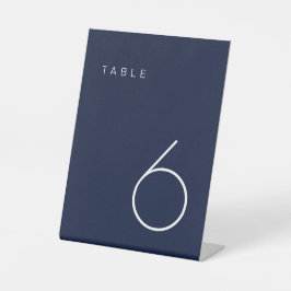 Expositor En L Tabla de números de la Marina Minimalista moderna 