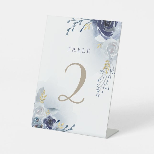 Expositor En L tabla de rosas azules (Anverso)