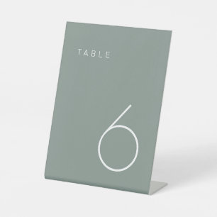 Expositor En L Tabla Minimalista moderna de la tabla verde oliva