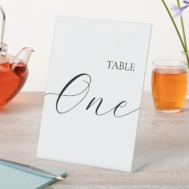 Expositor En L Table Number One