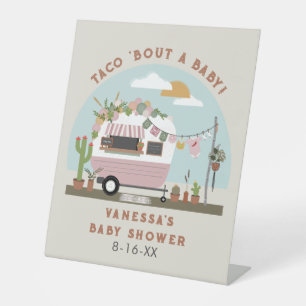 Expositor En L Taco Bout A Baby Boho Camper Chica Baby Shower