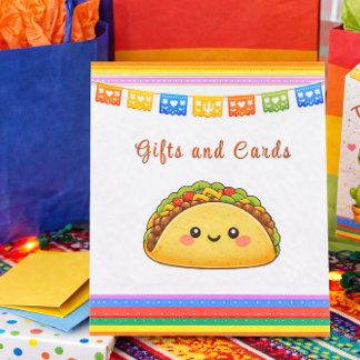Expositor En L Taco sobre un Baby Shower