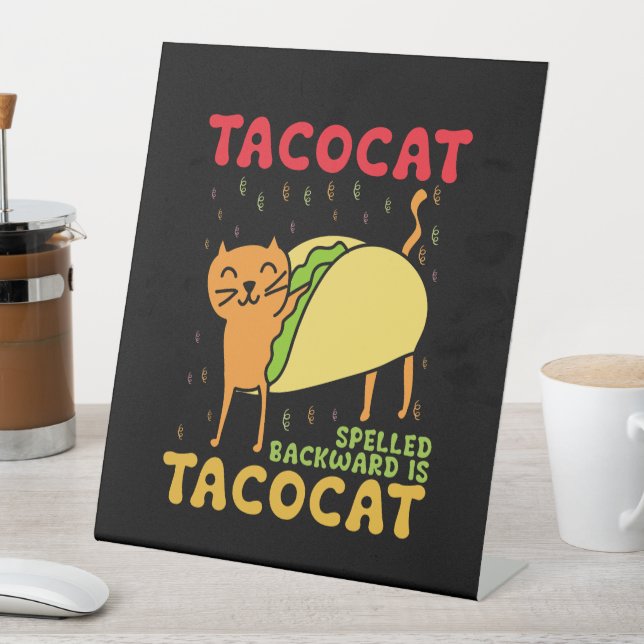 Expositor En L Tacocat Spelled Atrás Los Gatos De Tacos Cinco De  (In Situ)