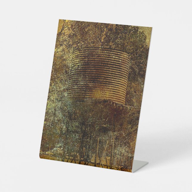 Expositor En L Tanque de agua del país (Anverso)