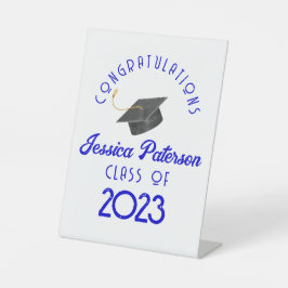 Expositor En L Tapa de graduación minimalista elegante de color a