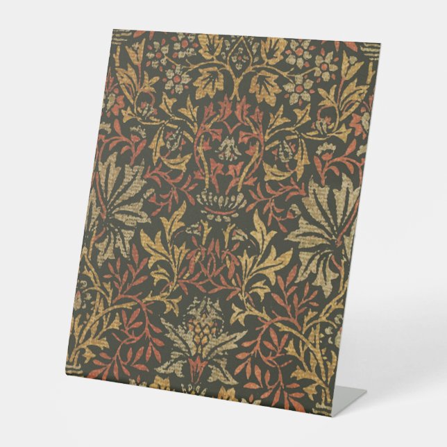Expositor En L Tapiz del jardín de flores de William Morris (Anverso)