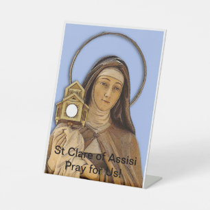 Expositor En L Tarjeta Assisi de Saint Clare