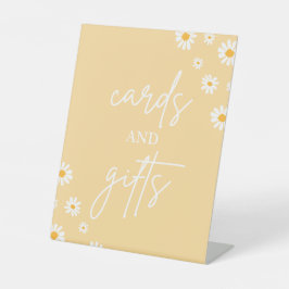 Expositor En L Tarjeta De Cumpleaños Y Regalos Boho Floral Daisy 