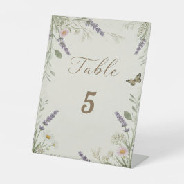 Expositor En L Tarjeta de mesa de Boda rústico de Cottagecore